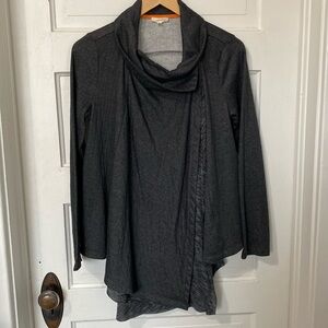 Mystree front wrap cardigan knit sweater size medium